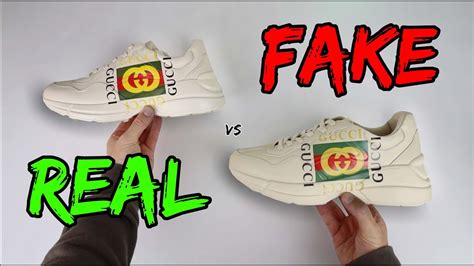 REAL VS FAKE! GUCCI RHYTON SNEAKER COMPARISON! 